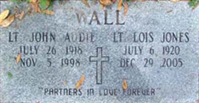 Lois J. Wall Grave Marker