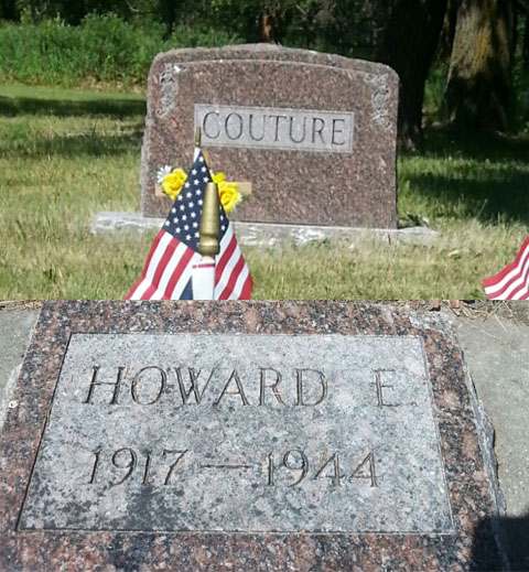 Howard E. Couture Grave Marker