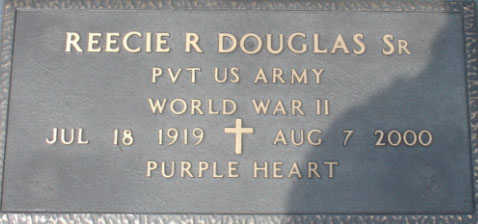 Reecie R. Douglas Grave Marker