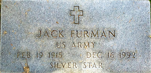 Jack Furman Grave Marker