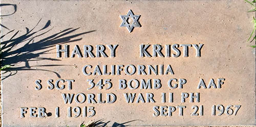 Harry Kristy Grave Marker
