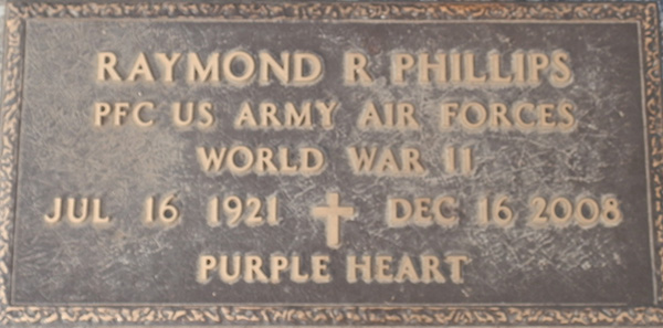 Raymond R. Phillips Grave Marker