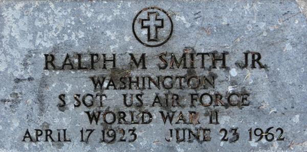 Ralph M. Smith, Jr. Grave Marker