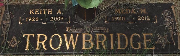 Keith A. Trowbridge Grave Marker