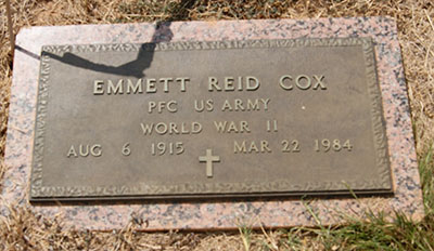 emmett cox grave marker emmett cox grave marker