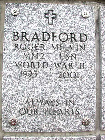 roger melvin bradford Grave Marker Grave Marker