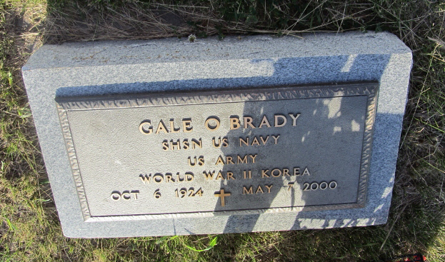 Gale o brady Grave Marker