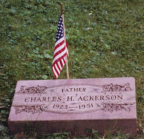 Charles H. Ackerson Grave Marker Charles H. Ackerson Grave Marker