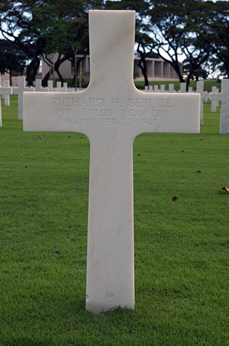 Richard H. Berube Grave Marker Richard H. Berube Grave Marker