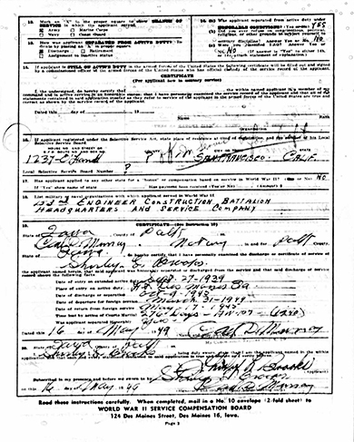 Shirley L. Brooks Veteran's Compensation Application Shirley L. Brooks Veteran's Compensation Application