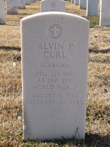 Alvin P. Curl Grave Marker Alvin P. Curl Grave Marker