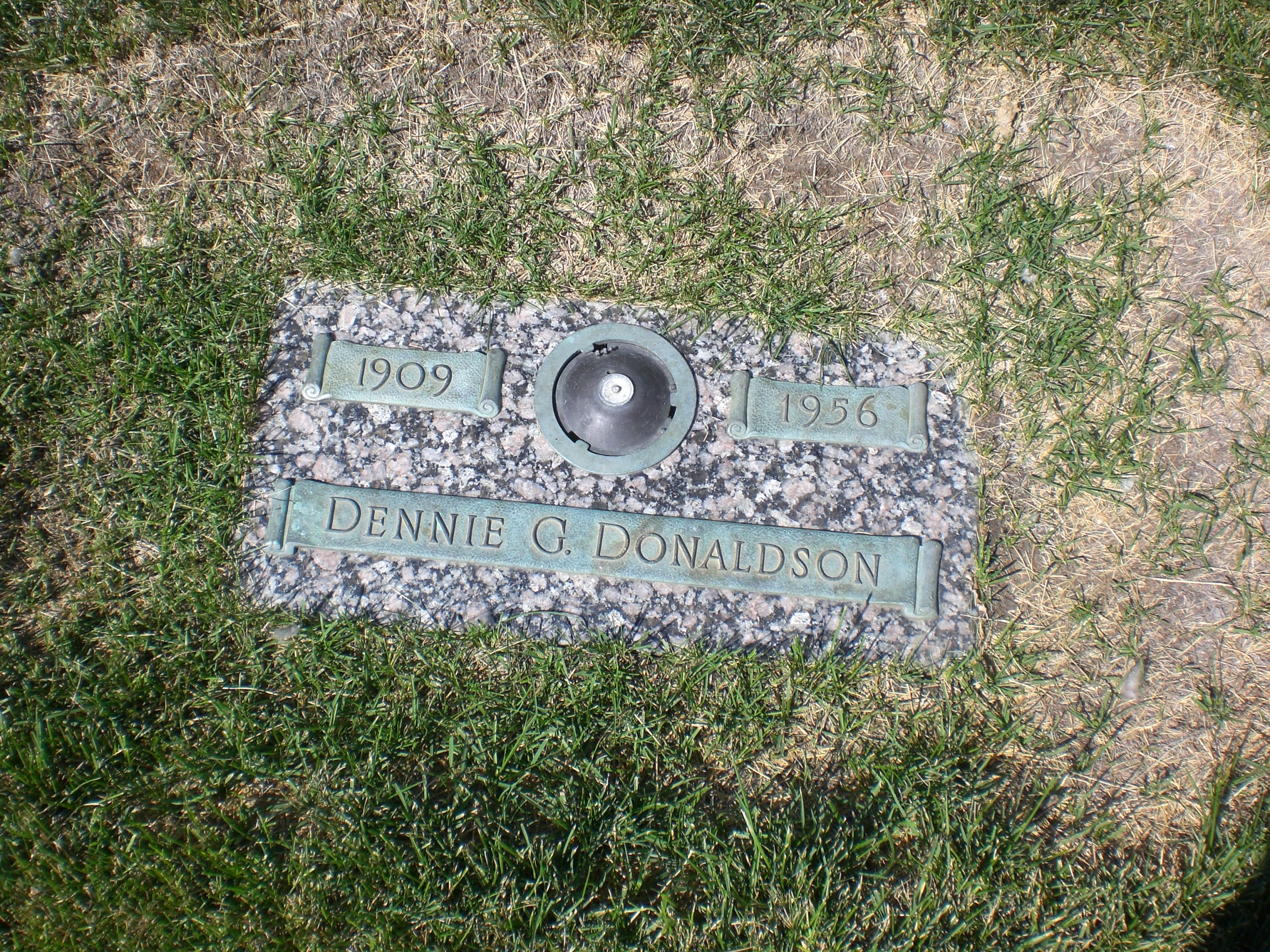 Dennie G. Donaldson Grave marker Dennie G. Donaldson Grave Marker