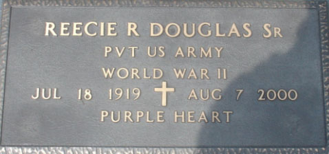 Reecie R. Douglas Grave Marker Reecie R. Douglas Grave Marker