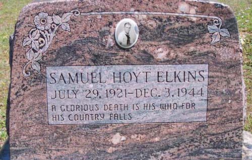 Samuel Hoyt Elkins Grave Marker Samuel Hoyt Elkins Grave Marker