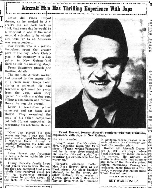 Frank A. Horvat Article