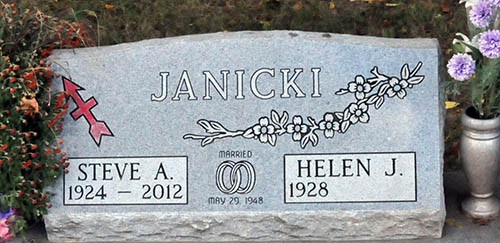 Steve A. Janicki Grave Marker Steve A. Janicki Grave Marker