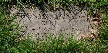 Alphonse Janowicz Grave marker Alphonse Janowicz Grave Marker