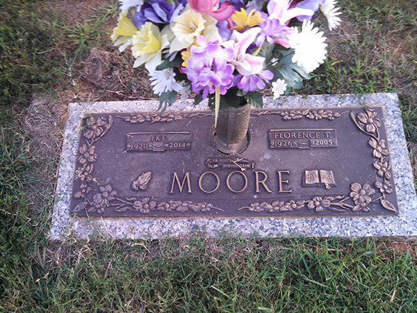 Ike Moore Grave Marker Ike Moore Grave Marker