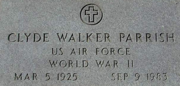 Clyde W. Parrish Grave Marker Clyde W. Parrish Grave Marker