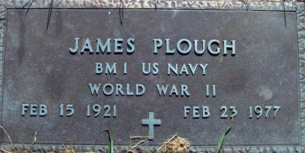 James Plough Grave marker James Plough Grave Marker
