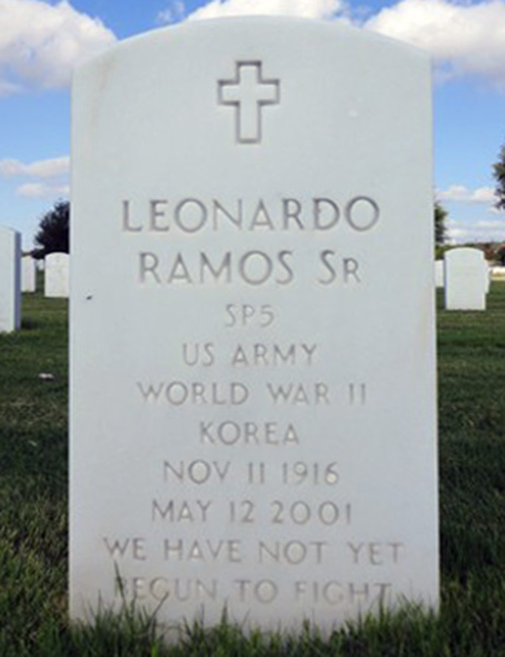 Leonardo Ramos Grave marker Leonardo Ramos Grave Marker