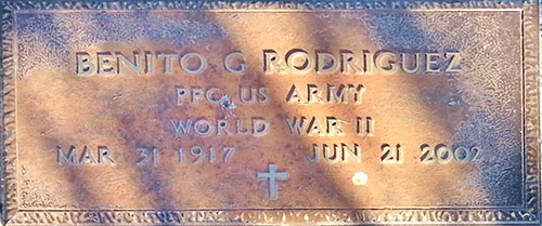 Benito G. Rodriguez Grave Marker