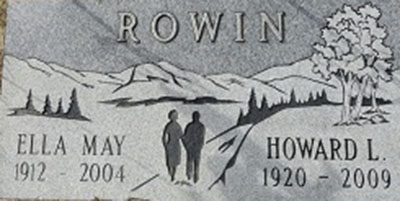 Howard L. Rowin Grave marker Howard L. Rowin Grave Marker