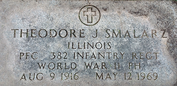 Theodore J. Smalarz Grave Marker Theodore J. Smalarz Grave Marker