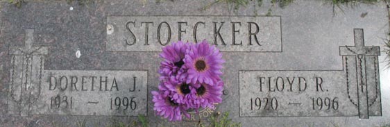 Floyd R. Stoecker Grave marker Floyd R. Stoecker Grave Marker
