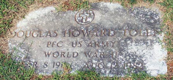 Douglas H. Tolen Grave Marker Douglas H. Tolen Grave Marker