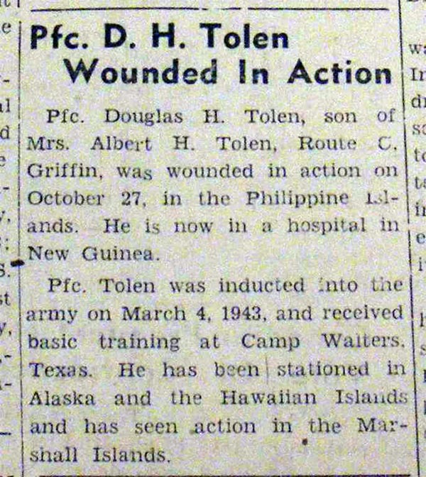 Douglas H. Tolen - Newspaper Article Douglas H. Tolen - Newspaper Article